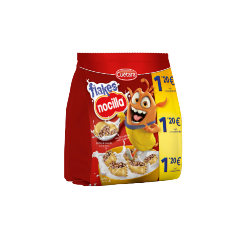 CEREALES CHOCO FLAKES DUO CUETARA 120 GR.