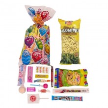 Conos y Bolsas llenas de chuches baratas