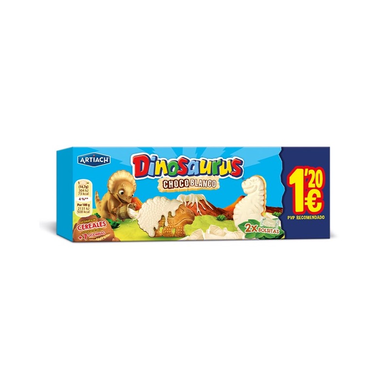 GALLETA DINOSAURUS CHOCOLATE BLANCO