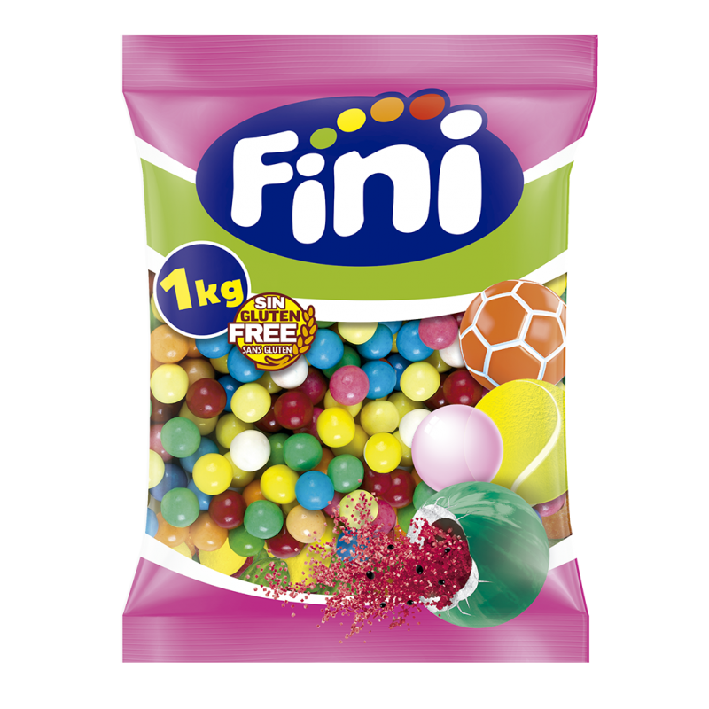 Fini chewing gum small skittles 1kg.