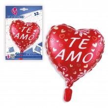 Red Foil Heart Balloon Te...