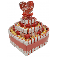 Tarta Chocolates Corazón 3...