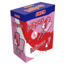 Fiesta Lolipop sabor fresa...