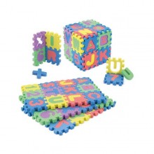 Puzzle di lettere di gomma...