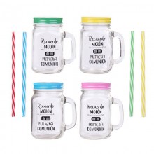 Vaso di vetro con bastone...