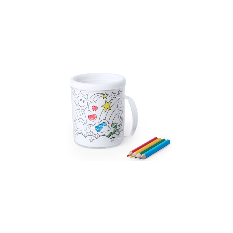 taza colorear