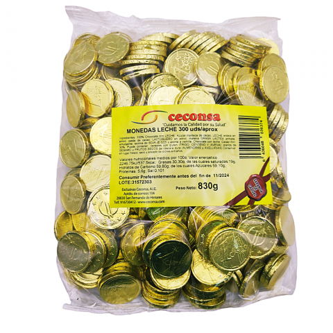 MONEDAS de CHOCOLATE de EURO Interdulces — Cash Moron