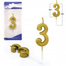 Goldene Kerze Nº3
