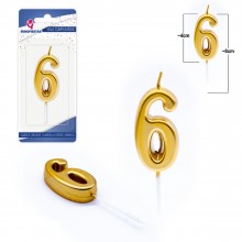 Golden candle Nº6