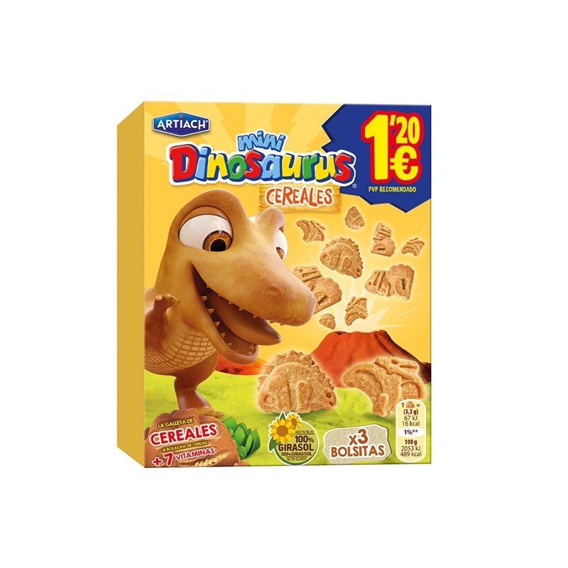 Comprar Mini Dinosaurus CEREALES 120gr. x 12u.