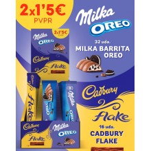 Lote Milka Oreo & Cadbury...