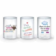 Transparent plastic cup...