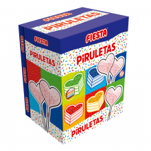 Fiesta Piruleta Confeti 80u.