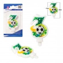 Candela di calcio Stars Nº3