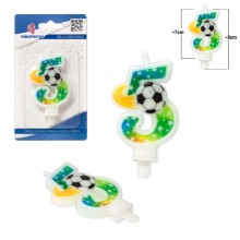 Stars Fußball Kerze Nº5
