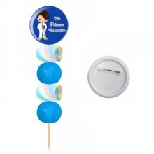 BLUE Communion skewer with...