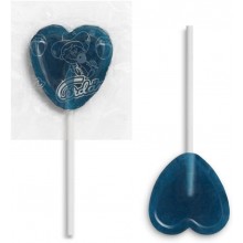 Cerdán Blue heart lollipops...