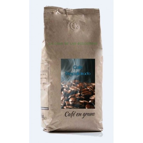 Café en grano crema descafeinado natural 100% 1kg. Café en grano crema descafeinado natural 100% 1kg.