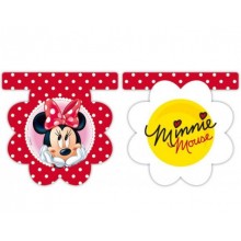 Banderin Plastico Minnie Lunares 3m.