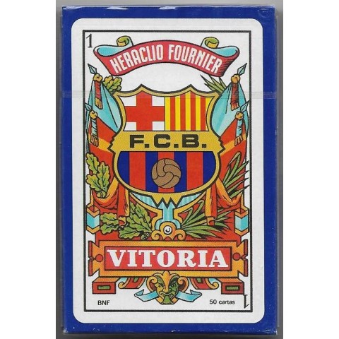 Baraja Barcelona Football Playing Cards 50 cards 1u. Baraja Barcelona Football Playing Cards 50 cards 1u.