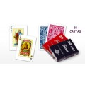 Spanish Baraja Poker Playing Cards No. 20 1u 55 cards.