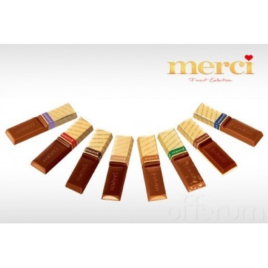 Merci Chocolates 250g pouch.
