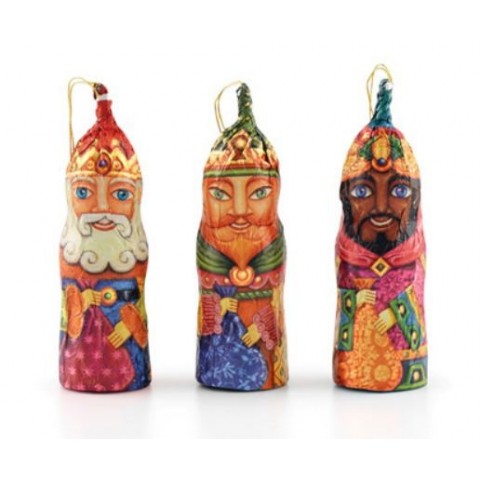 Figuras de reyes magos de chocolate con hilo 25gr 20unidades. Figuras de reyes magos de chocolate con hilo 25gr 20unidades.