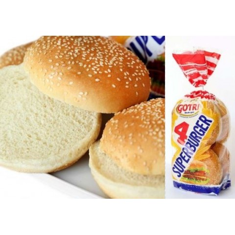 Super burguer bread box of 6 bags of 4 units. Super burguer bread box of 6 bags of 4 units.