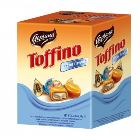 Caramelo de leche relleno de chocolate Toffino 380 unidades. Caramelo de leche relleno de chocolate Toffino 380 unidades.
