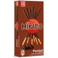 Mikado Lu black chocolate sticks 24 units.