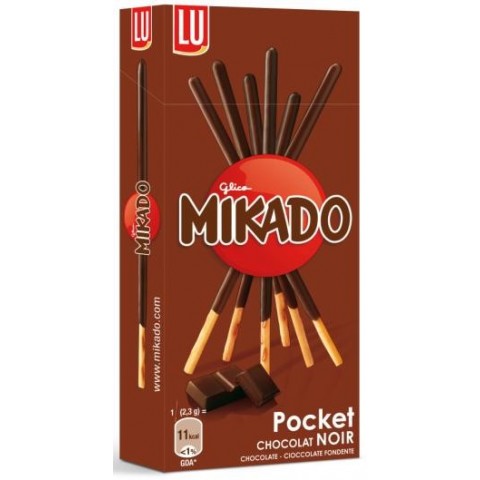 Mikado Lu black chocolate sticks 24 units. Mikado Lu black chocolate sticks 24 units.
