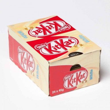 Kit Kat white chocolate 24 units.