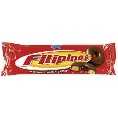 Filipinos Chocolate Negro formato 15 paquetes de 75g.
