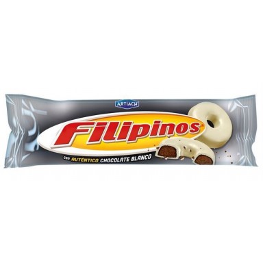 Filipinos Chocolate Blanco formato 15 paquetes de 75g.