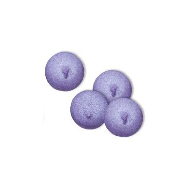 Esponjas bulgari bolas violetas 100 unidades.