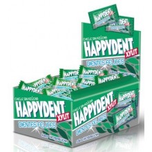 Happydent bubble gum box spearmint flavor