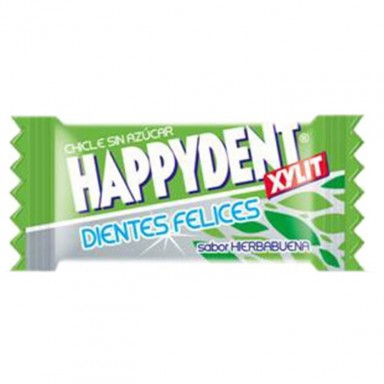 Happydent bubble gum box spearmint flavor