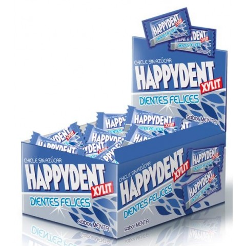 Happydent bubble gum box mint flavor Happydent bubble gum box mint flavor