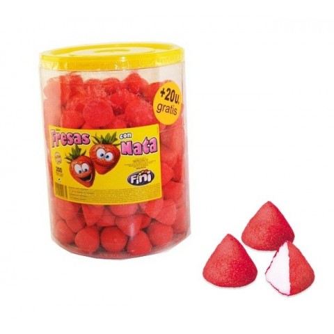 Fresas con nata fini 200u. Fresas con nata fini 200u.