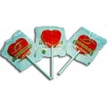 Heart-shaped sucker 110 units.