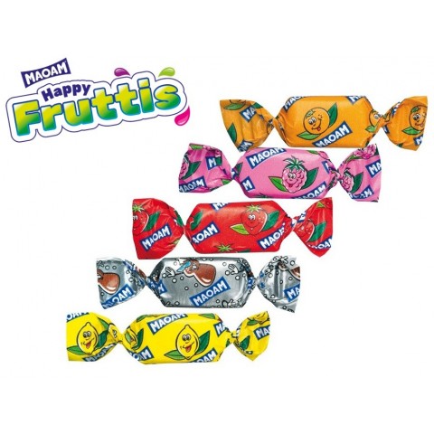 Caramelos masticables de frutas haribo 1 kg. Caramelos masticables de frutas haribo 1 kg.