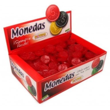Roypas strawberry gummy coins 200 units.