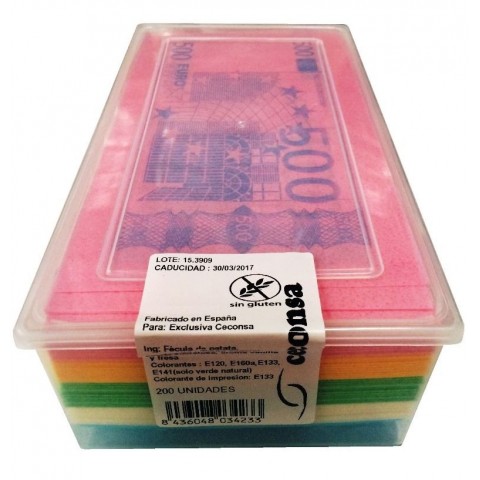 Billetes de oblea ceconsa 200u. Billetes de oblea ceconsa 200u.