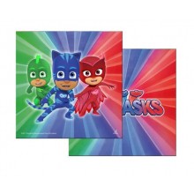 Servilletas Pjmasks 20u.