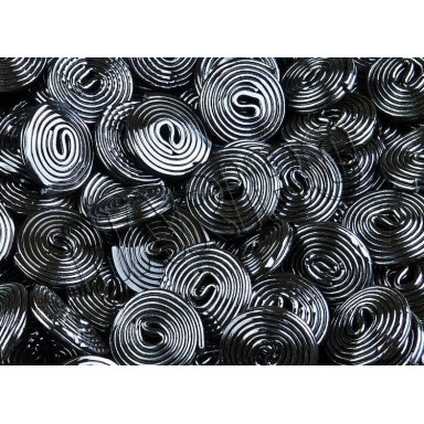 Haribo Licorice black discs 2Kg.