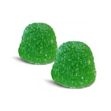 Rubber candy Haribo mint tears pouch 1 kg.