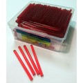 Strawberry gelatin Cañitas Ceconsa 250u.