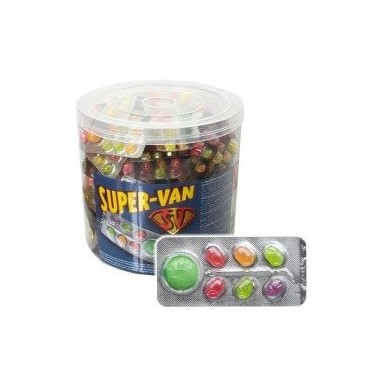 Intervan supervan candies 135 units.
