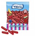 Throw jelly vidal 250u Lipstick red gum.