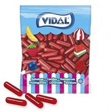 Throw jelly vidal 250u Lipstick red gum.
